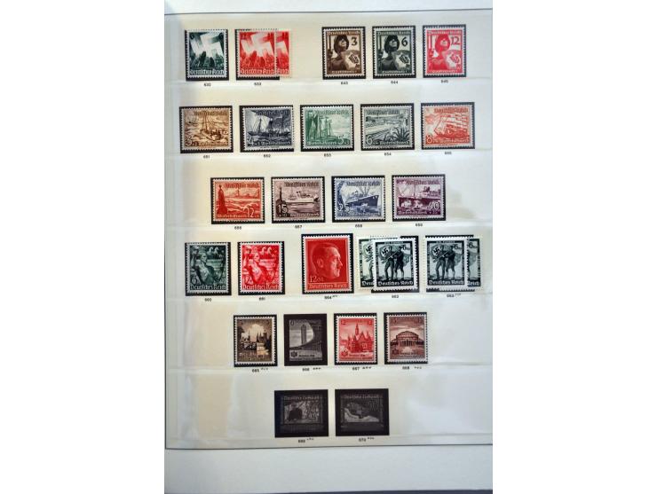 collectie 1933-1945 */** w.b. beter materiaal en nagegomd in Sieger album