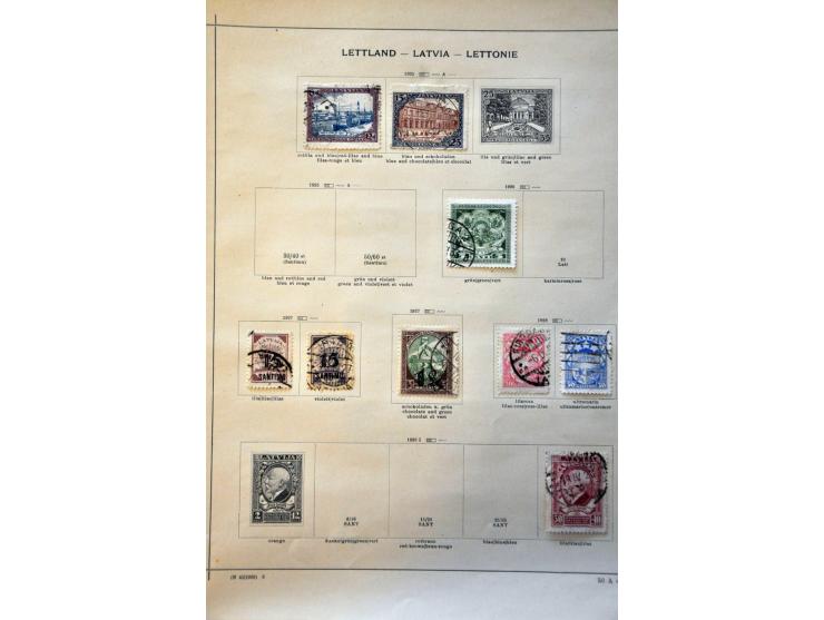 collectie tot 1940 meest gestempeld met beter materiaal op albumbladen