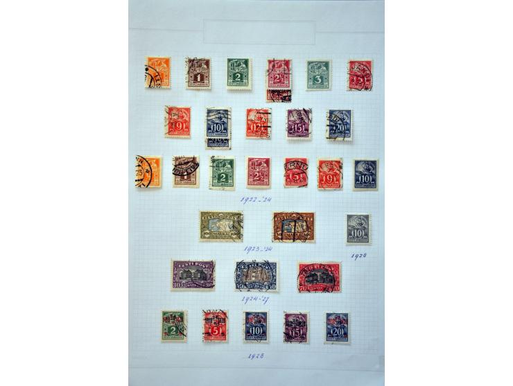 en Letland, collectie op bladen