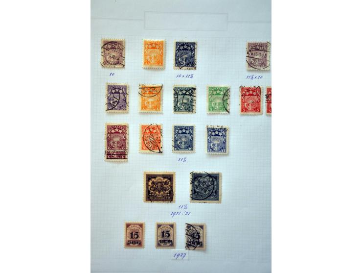 en Letland, collectie op bladen