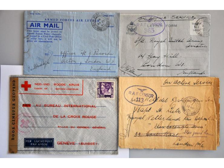 70 militaire poststukken w.b. voorfilatelie, kaart met 3-regelig herstellingsoord voor zieke/ en gewonde Ned.militairen/ ,,ka