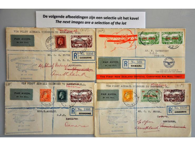 ca. 50 luchtpostbrieven meest rond 1930