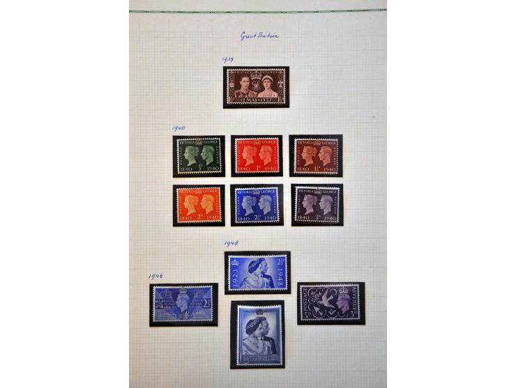 collectie 1911-1970 */** met veel betere ex. en series w.b. SG 397-398 *, Sea Horses t/m 10/- *, PUC £1 *,  Sea Horses re-eng