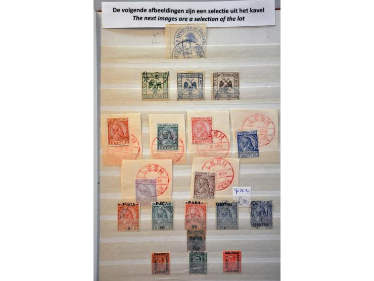 Zuid-Europa, vanaf klassiek, w.b. beter materiaal, in insteekboek