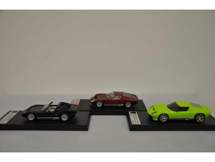 Lamborghini Miura Roadster Bruxelles 1968, LookSmart, 1:43, black/silver, Mint, Lamborghini Miura SVJ 'Sha di Persia', MR Col