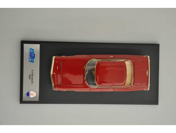 Maserati 3500 Boneschi 1964, BBR, 1:43, dark red, Mint.