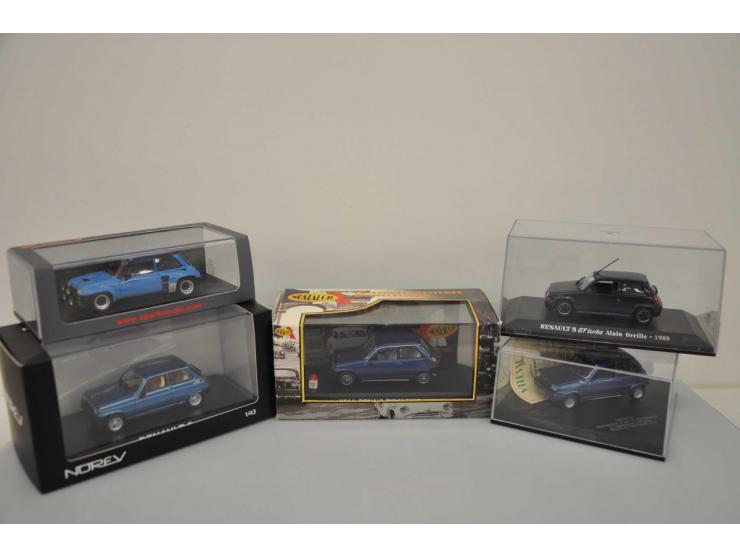 Renault 5 Turbo Rally Monte Carlo 1982, Spark Models, 1:43, blue, Excellent (customized: stickers removed), Renault 5 Alpine,