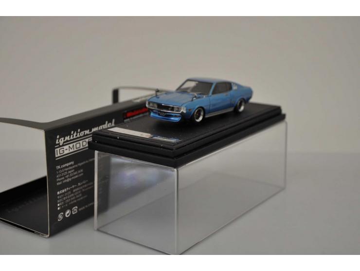 Toyota Celica LB 1600 GT TA 27, Ignition Model, 1:43, blue, Near Mint (bit dusty).