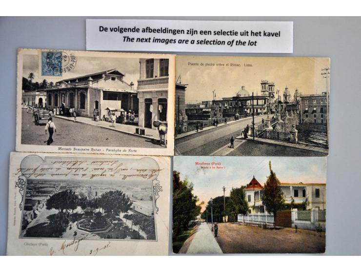 177 ex. meest zeer oude met beter w.b. leuke frankeringen op bladen