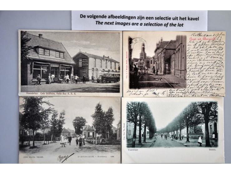 140 ex. oude en zeer oude w.b. beter o.a. tramstation Velp etc. in doosje