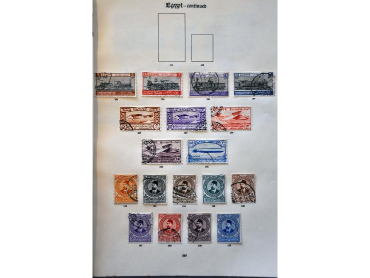 collection 1866-1935 used with better ex. (SG 6 with certificate Hass 1993, SG 16, SG 185 certificate BPA 1967, SG 231-232, A