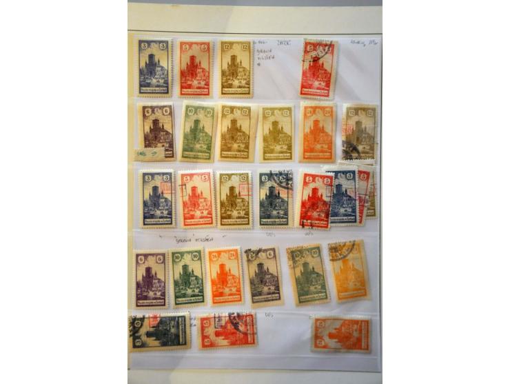 JAVA POST OFFICE SAMARANG en rechthoekig POSTPAID, beide in rood op complete frisse brief van Samarang naar Djokjacarta 6th f