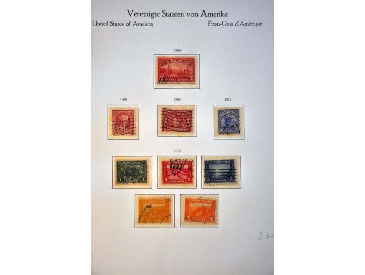 collection 1851-1944 mainly used with many better classics, Columbian $1 etc. in partly mixed quality in KaBe binder
