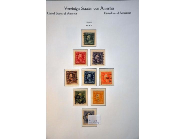collection 1851-1944 mainly used with many better classics, Columbian $1 etc. in partly mixed quality in KaBe binder
