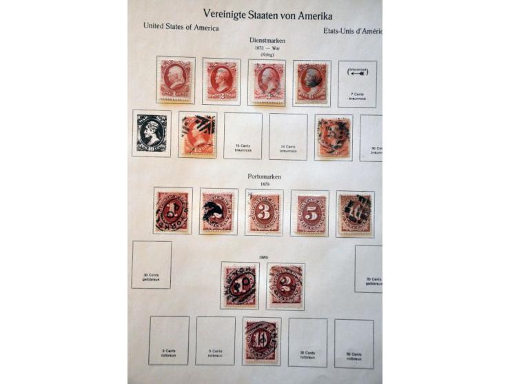 collection 1851-1998 used and */** with better ex., duplicates, precancels etc. in 3 binders