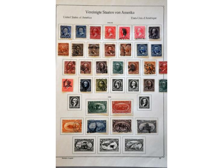 collection 1851-1998 used and */** with better ex., duplicates, precancels etc. in 3 binders