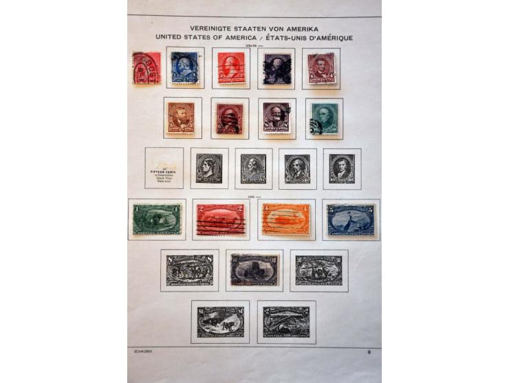 collection 1851-1998 used and */** with better ex., duplicates, precancels etc. in 3 binders