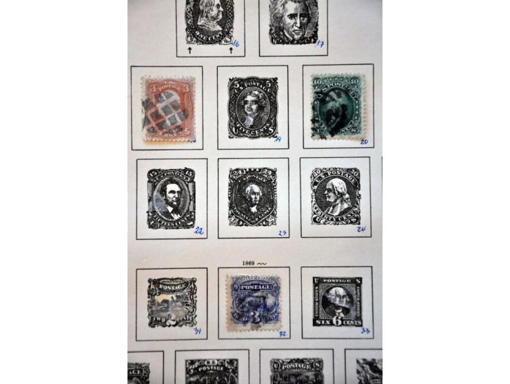 collection 1851-1998 used and */** with better ex., duplicates, precancels etc. in 3 binders
