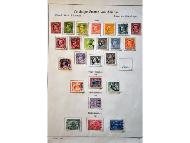 collection 1851-1998 used and */** with better ex., duplicates, precancels etc. in 3 binders