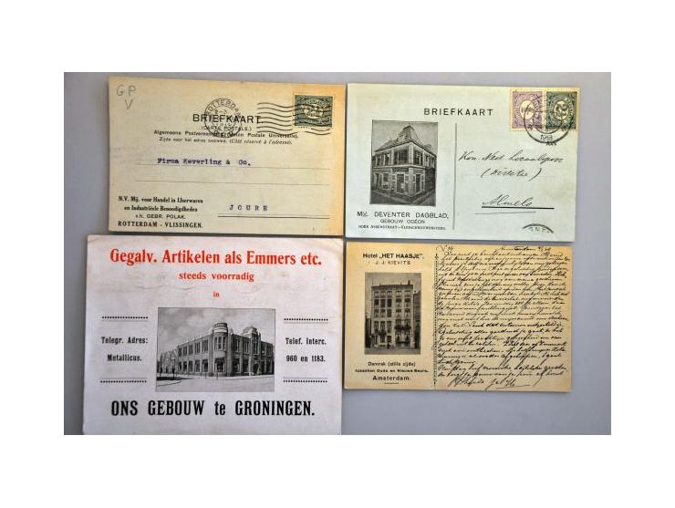 68 geïllustreerde poststukken ca. 1900-1950 w.b. betere ex. in 2 ringbanden