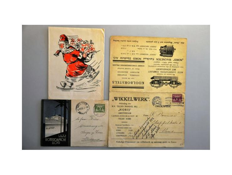 68 geïllustreerde poststukken ca. 1900-1950 w.b. betere ex. in 2 ringbanden