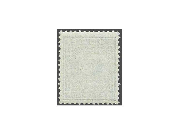 Hangend Haar 20 cent blauw met certificaat Vleeming 2019, boventanding zie foto, cat.w. 775
