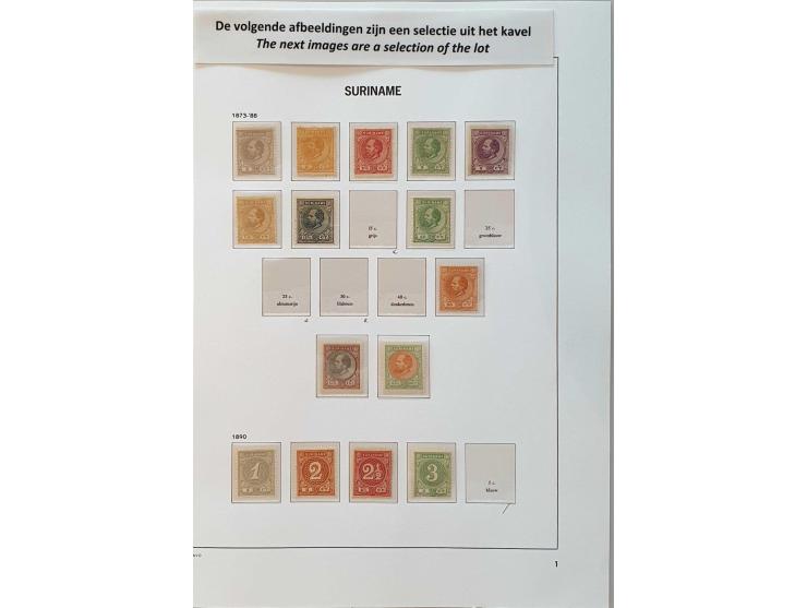 collectie 1873-1975 */** en collectie Republiek 1975-2007 ** in 3 Davo albums 