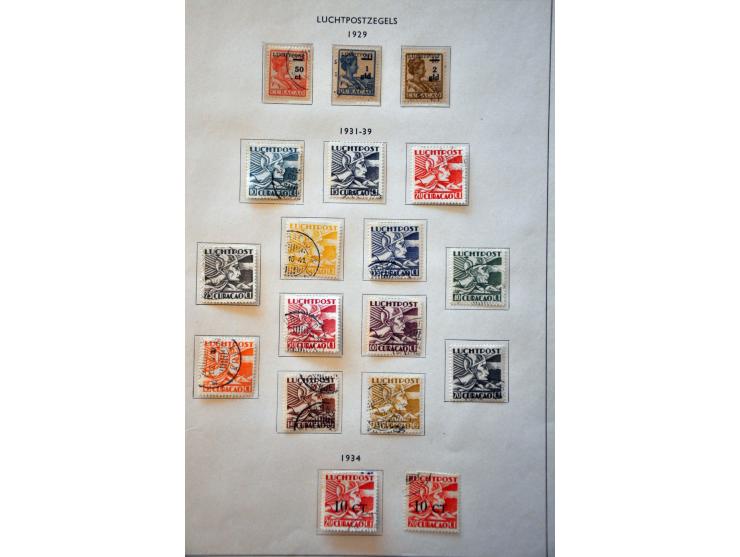 gestempelde collectie 1873-1975 met veel beter materiaal w.b. emissie 1873 op tanding gespecialiseerd, 300 jaar Gezag, Van Ko