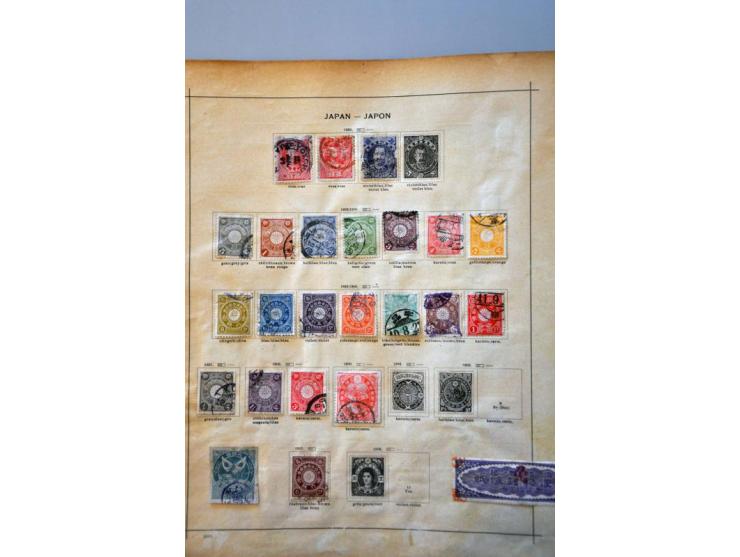 collection until about 1930 with better stamps and sets (a.o. Penny Black) in 2 Schaubek albums