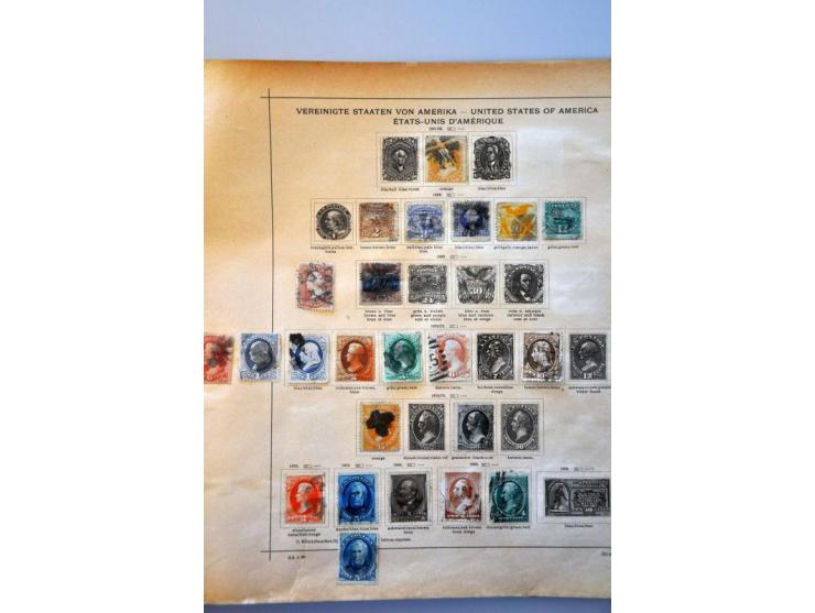 collection until about 1930 with better stamps and sets (a.o. Penny Black) in 2 Schaubek albums