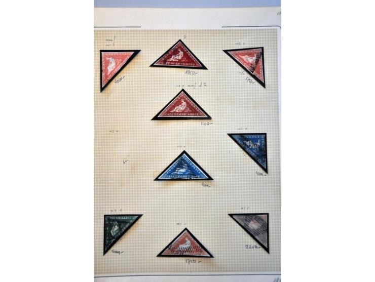 and Tasmania/Van Diemensland small collection with better ex. in mixed condition 