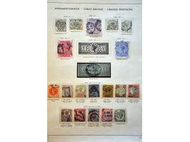 collectie 1840-1940 inclusief dienst met veel betere ex. (SG 14f MC 12 in cross, SG 183, SG 212, SG 320, SG 438 PUC £, etc.) 