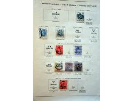 collectie 1840-1940 inclusief dienst met veel betere ex. (SG 14f MC 12 in cross, SG 183, SG 212, SG 320, SG 438 PUC £, etc.) 