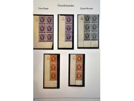 collectie 1911-1938 */** met betere ex. w.b. SG 341a, 350a, 397,(2x), 398, controls w.b. 1s. 1924 (2x) etc. op albumbladen