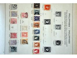 collectie briefstukjes en voorzijdes en ca. 130 poststukken ca. 1849-1900 in gemengde kwaliteit in album