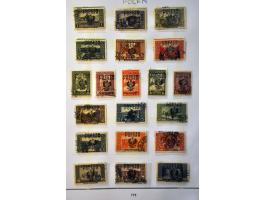 collectie 1918-2012 deels */** met betere ex., series en blokken (o.a. Mi. nrs. 1 en 9) in 7 ringbanden