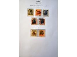 collectie 1918-2012 deels */** met betere ex., series en blokken (o.a. Mi. nrs. 1 en 9) in 7 ringbanden