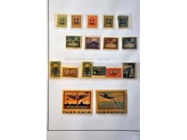 collectie 1918-2012 deels */** met betere ex., series en blokken (o.a. Mi. nrs. 1 en 9) in 7 ringbanden