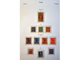 collectie 1860-1959 meest */** met beter materiaal w.b. nr. 1 (kort tandje, short perf.), Na Skarb, blok 1, blok 10 (2x), Por