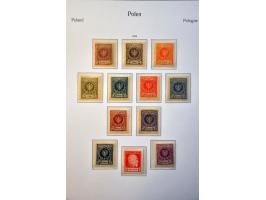 collectie 1860-1959 meest */** met beter materiaal w.b. nr. 1 (kort tandje, short perf.), Na Skarb, blok 1, blok 10 (2x), Por
