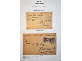tentoonstellingscollectie Warschau stadspost en lokaalpost e.d. incl. wat documentatie, in 7 banden