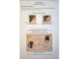 tentoonstellingscollectie Warschau stadspost en lokaalpost e.d. incl. wat documentatie, in 7 banden