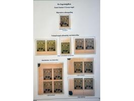 tentoonstellingscollectie Warschau stadspost en lokaalpost e.d. incl. wat documentatie, in 7 banden