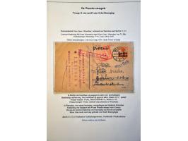tentoonstellingscollectie Warschau stadspost en lokaalpost e.d. incl. wat documentatie, in 7 banden