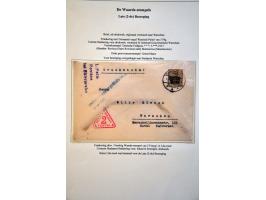 tentoonstellingscollectie Warschau stadspost en lokaalpost e.d. incl. wat documentatie, in 7 banden