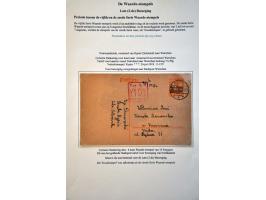 tentoonstellingscollectie Warschau stadspost en lokaalpost e.d. incl. wat documentatie, in 7 banden