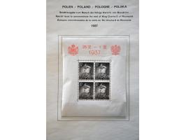 collectie 1918-1941 w.b. beter materiaal, stadspost etc. in klemband