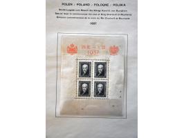 collectie 1918-1941 w.b. beter materiaal, stadspost etc. in klemband