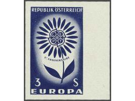Europe 1964, 3 Shilling dark ultramarine imperf (ungezähnt), a very fine marginal ex., cat.v. 850