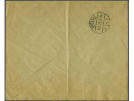 Wilhelmina 40 cent groen op aangetekende envelop voor in te vorderen waarden van Weltevreden 22-12-1925 via Utrecht naar Zeis